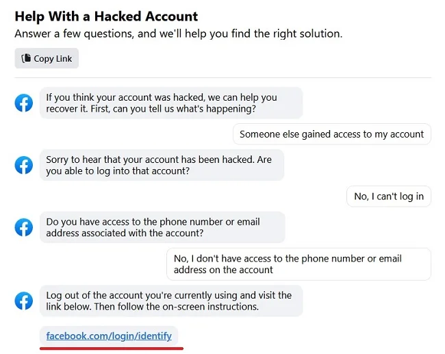 Facebook Hacked Wizard Page