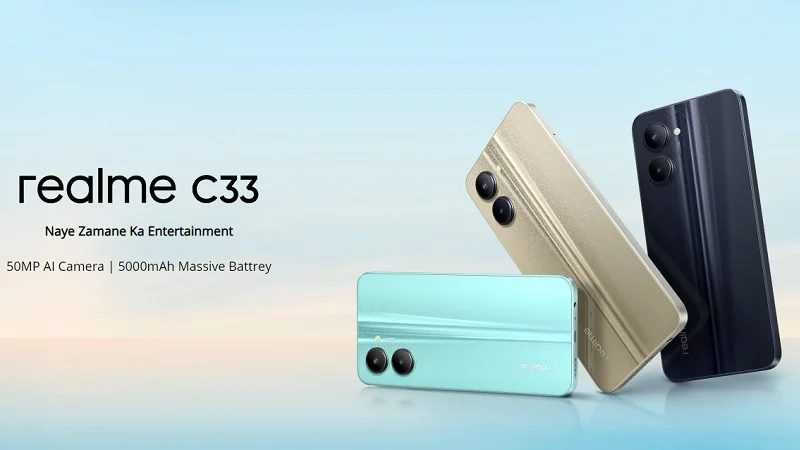 Indian poster of Realme C33
